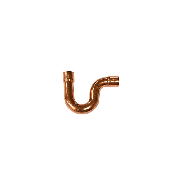 Jones Stephens 1- 1/4in. Wrot Copper Suction Line P-Trap K155330215 - main